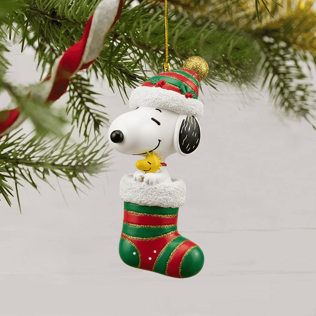 COMBO SNPY CHRISTMAS TREE TOPPER WITH ORNAMENT DAT