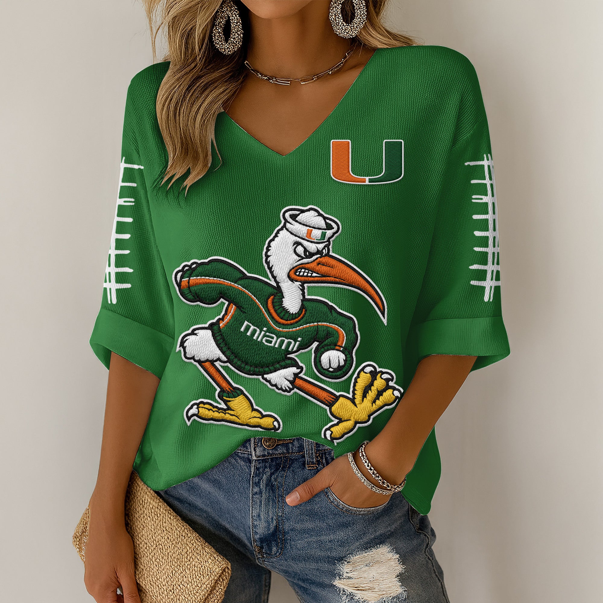 MHC V-neck Long Sleeve Shirt DAT