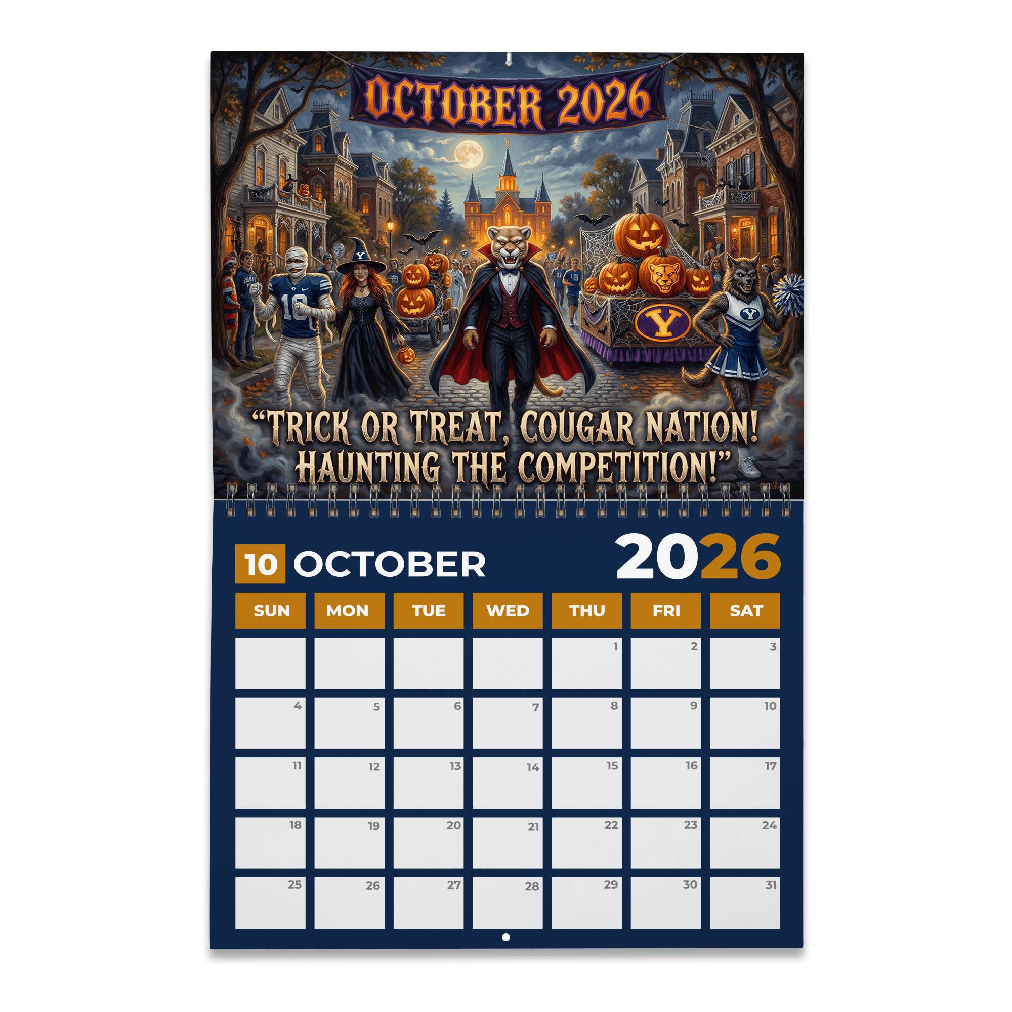 PREMIUM BYU 2026 CALENDAR LNTH