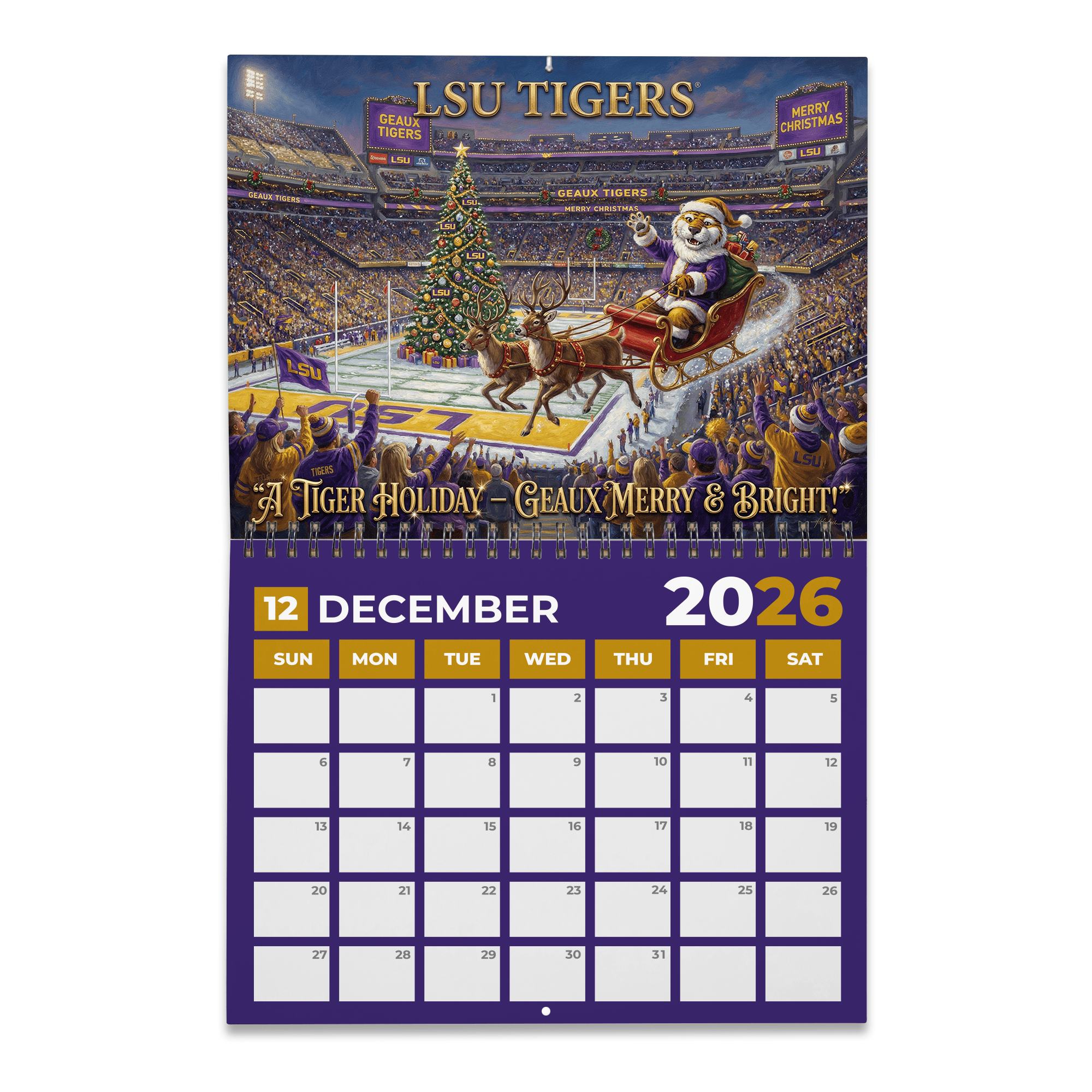 PREMIUM LSU 2026 CALENDAR LNTH