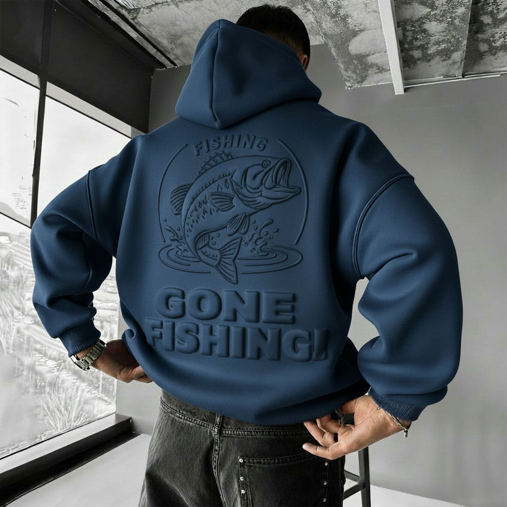 Premium FISH Embossed Hoodie HTTT