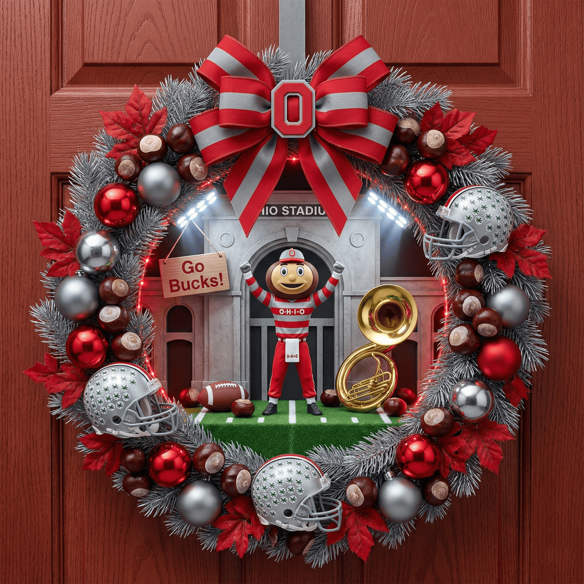OSB Decorative Wreath LNTH