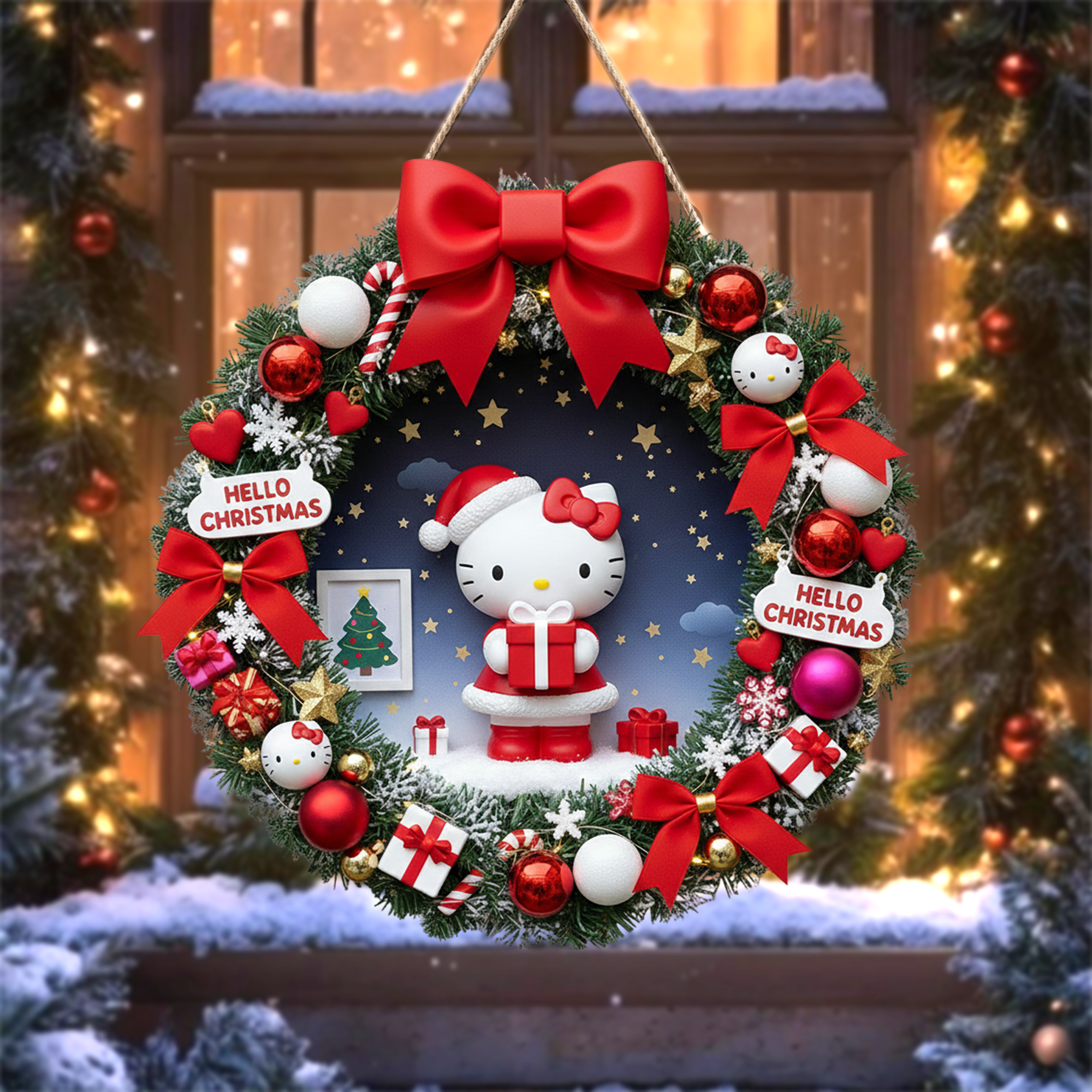 HLKT Decorative Wreath LNTH