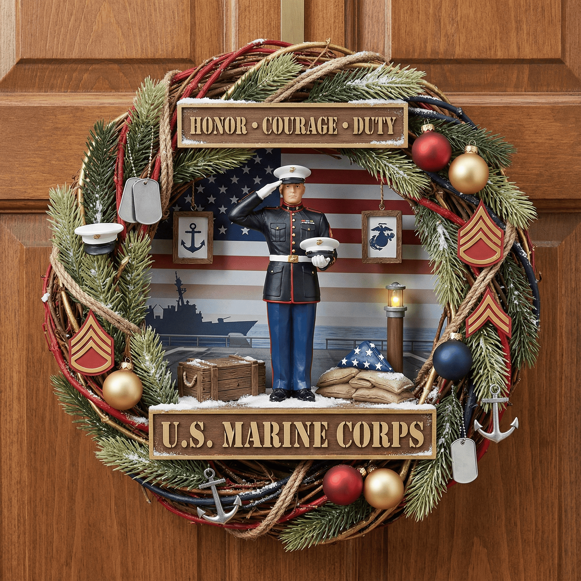 USMC Decorative Wreath LNTH