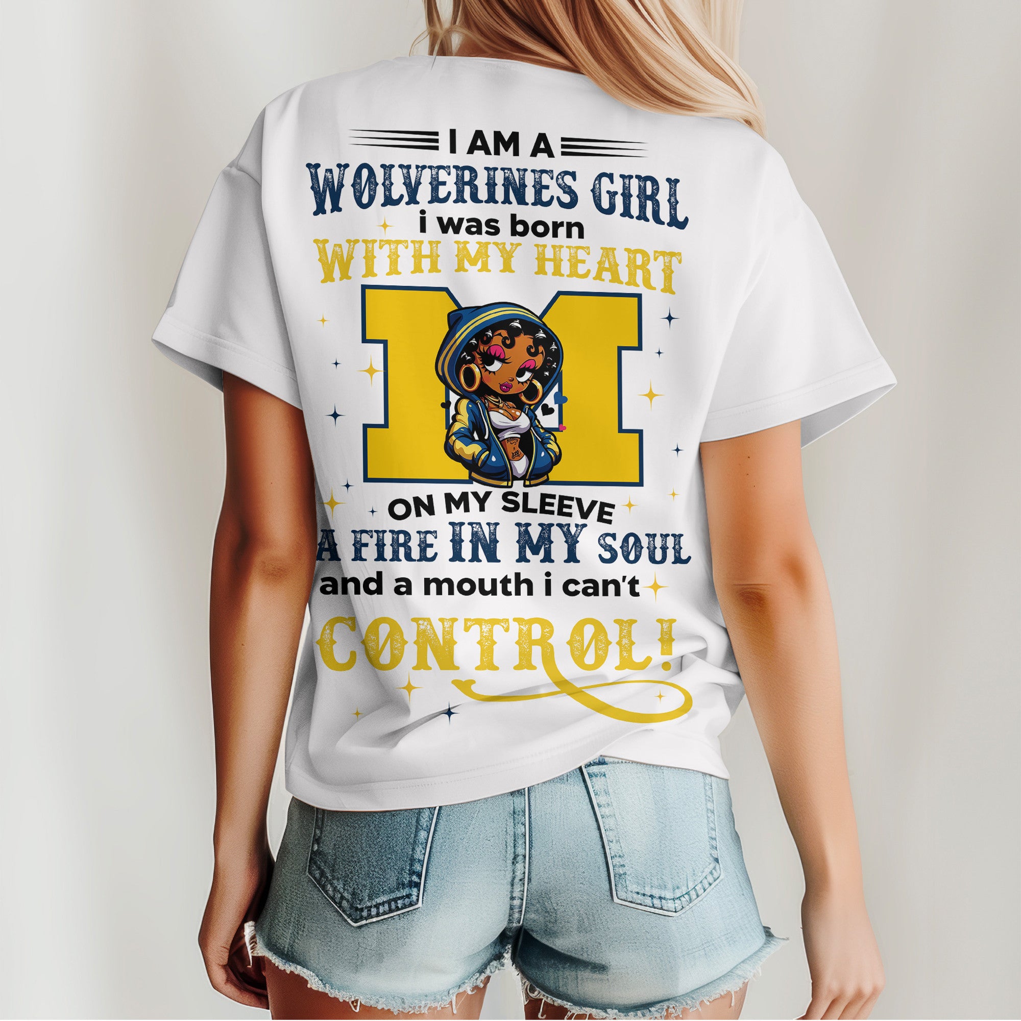 PREMIUM MWR GIRL FAN 3D SHIRT TNSM