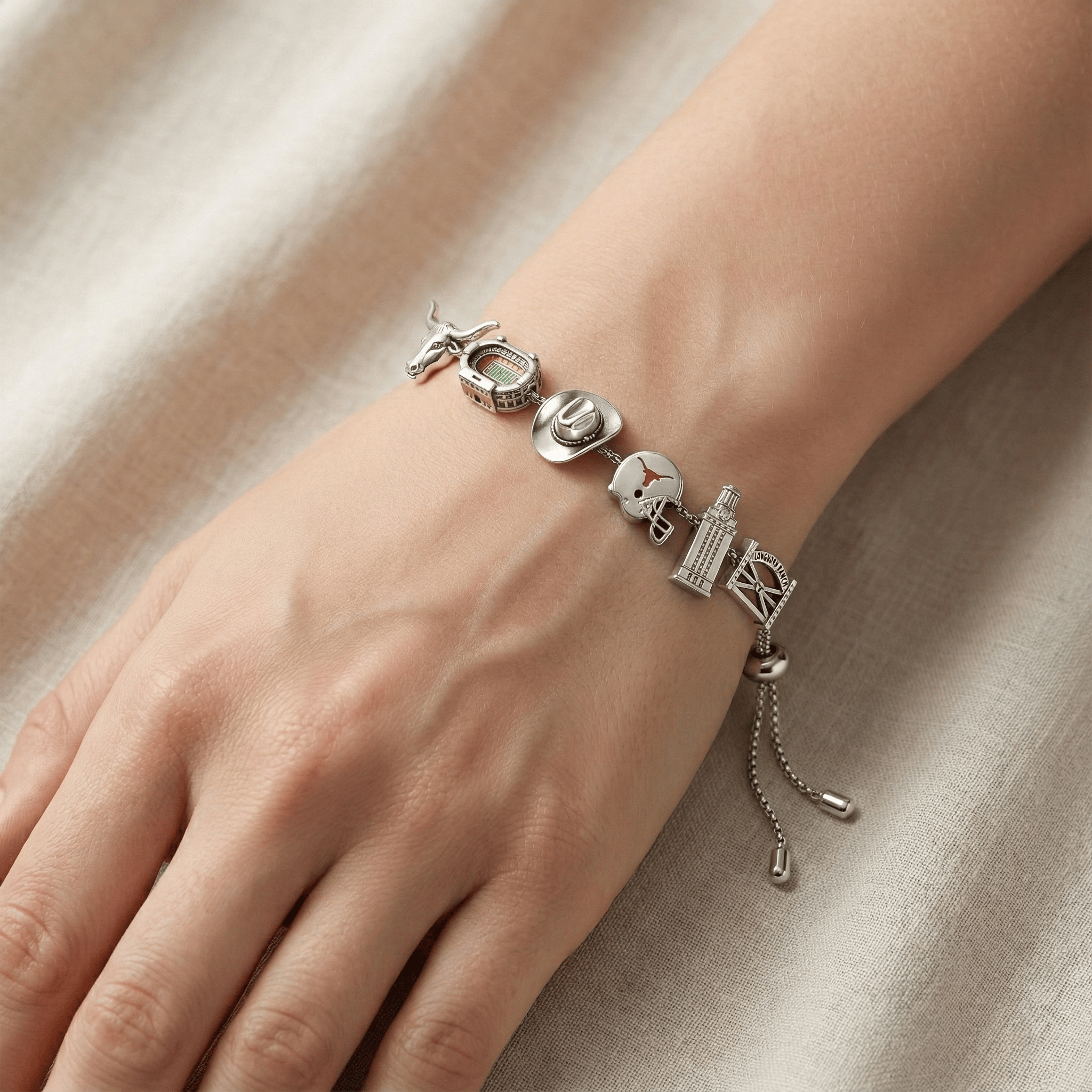 TLH Adjustable Charm Bracelet HTTT