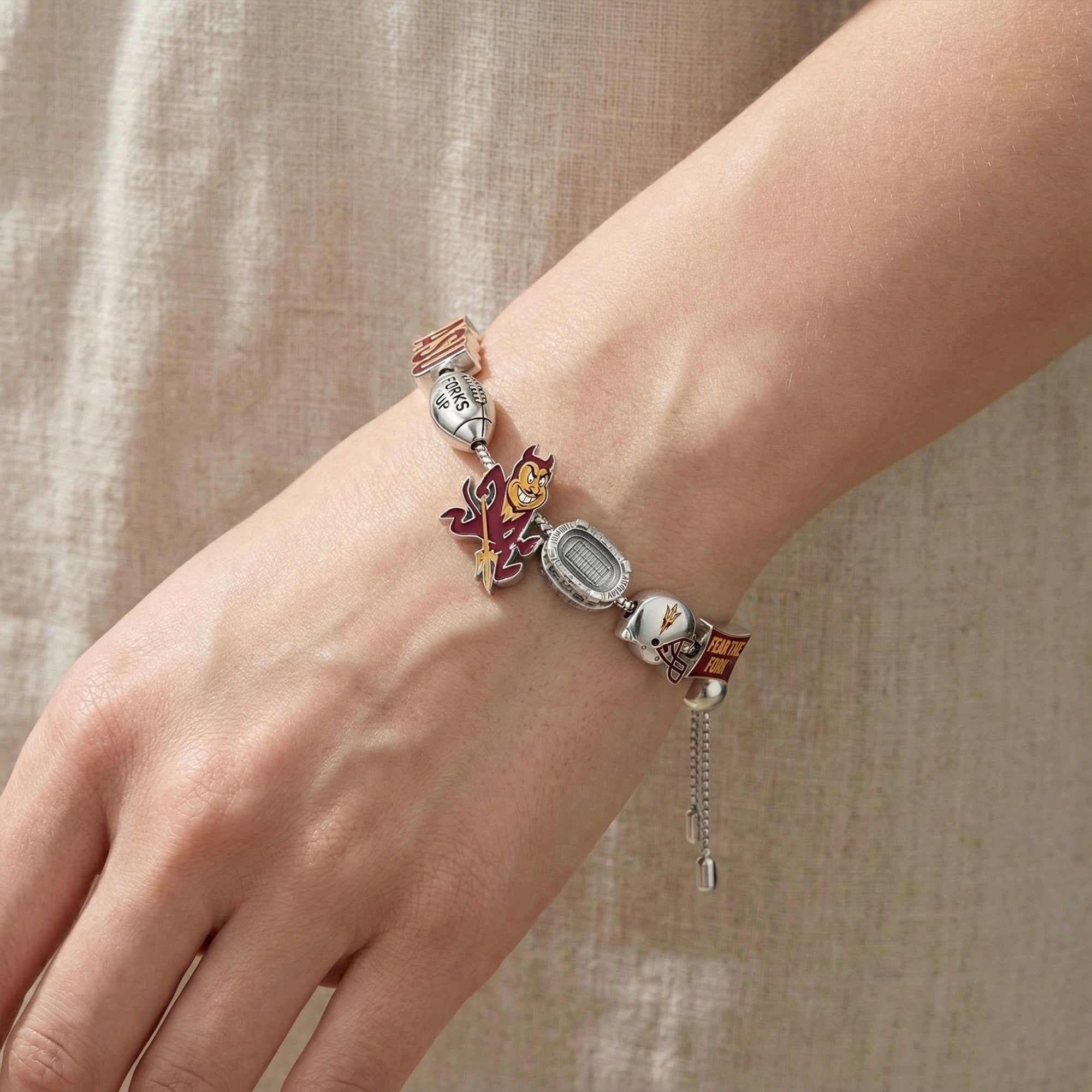 ASSD Adjustable Charm Bracelet HTTT