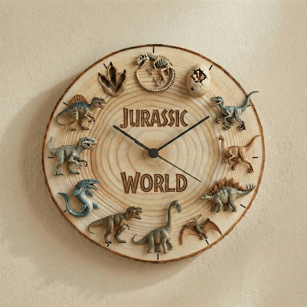 JRSW Wooden Wall Clock HTTT