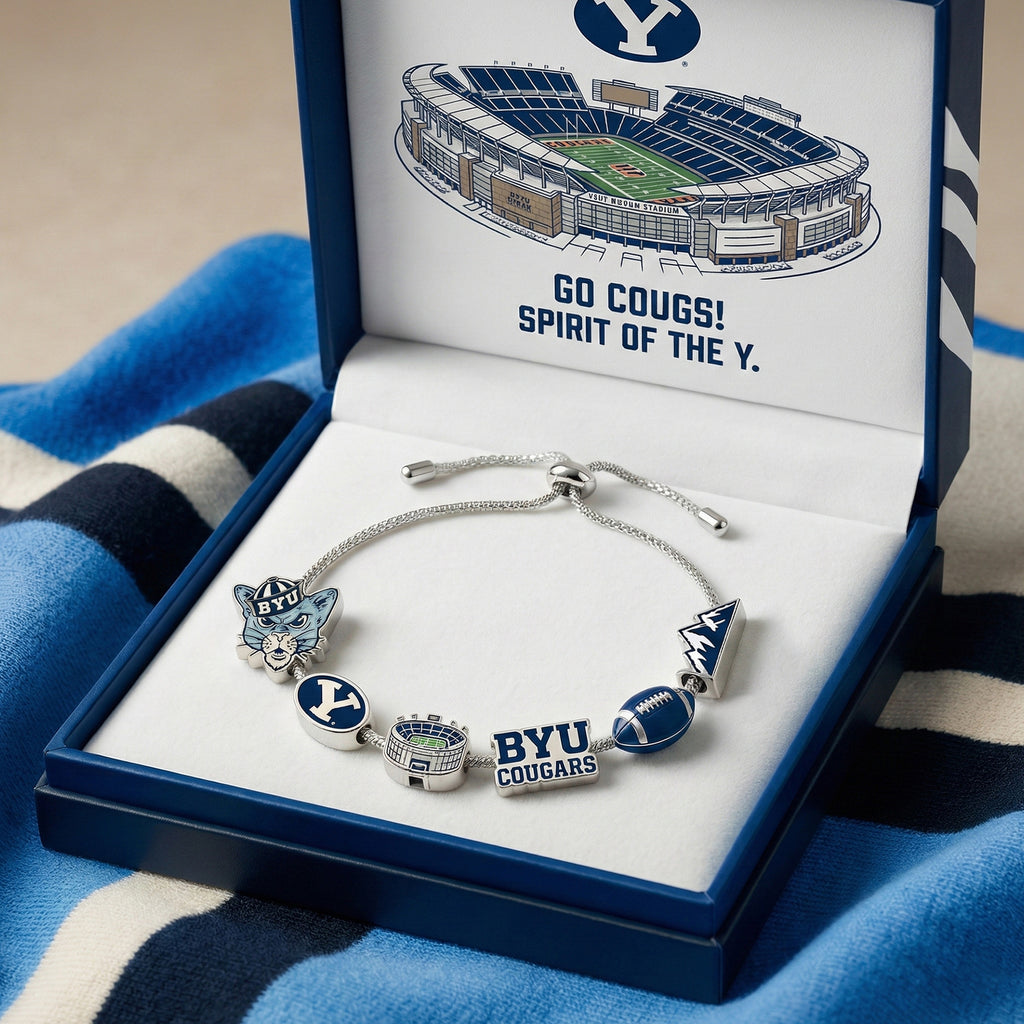 BYU Adjustable Charm Bracelet HTTT