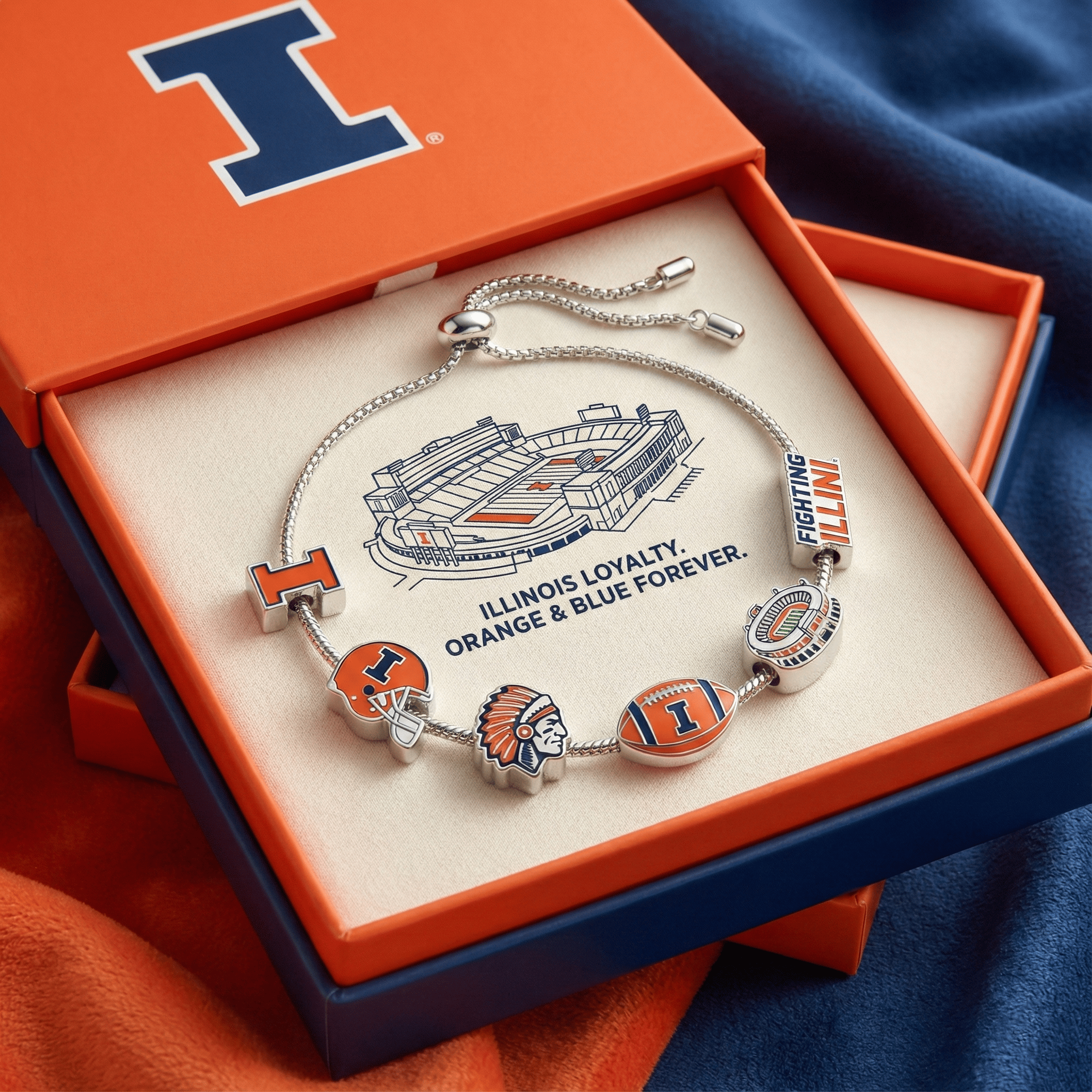 IFI ABK Adjustable Charm Bracelet HTTT