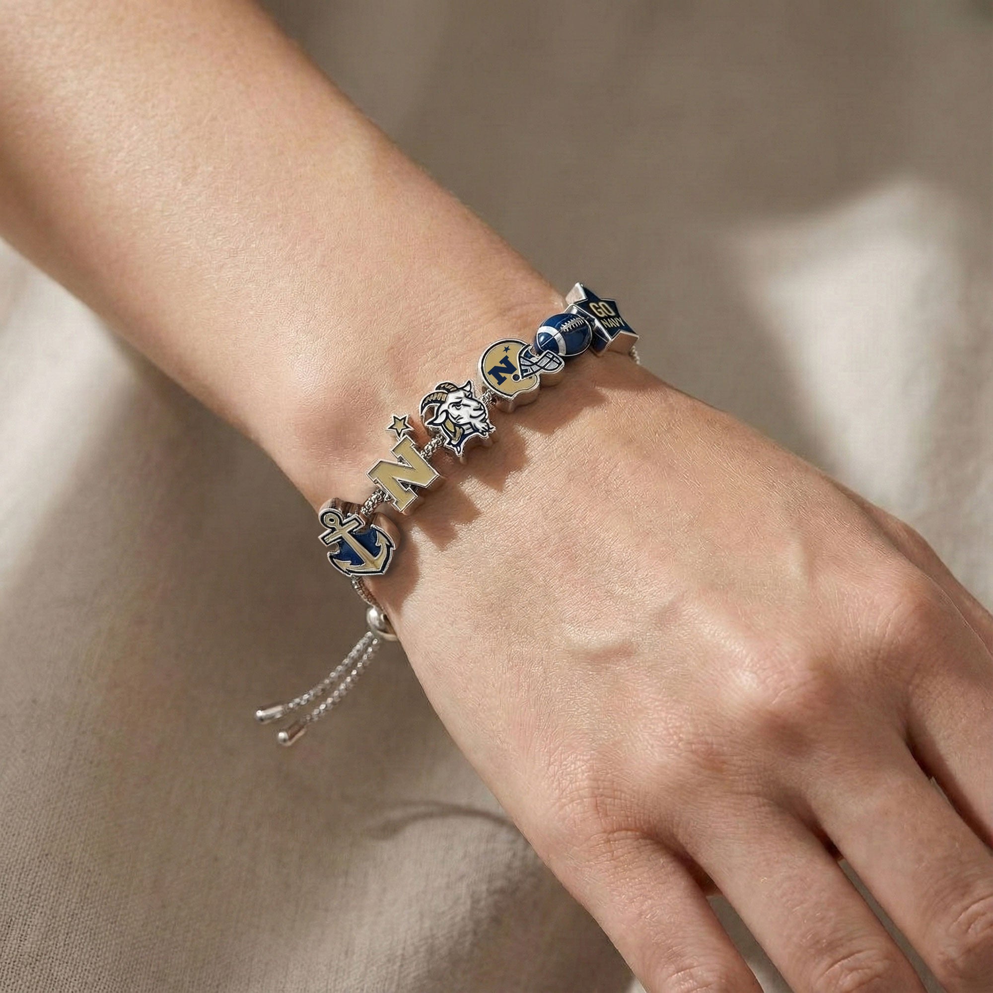 NMSM Adjustable Charm Bracelet HTTT