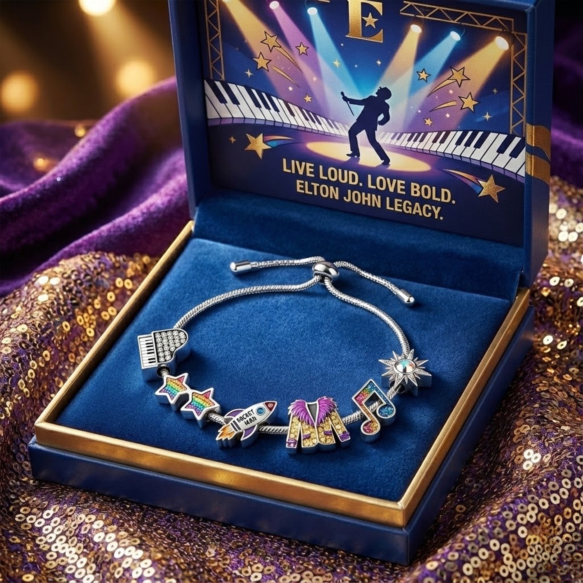 ETJ Adjustable Charm Bracelet TNSM