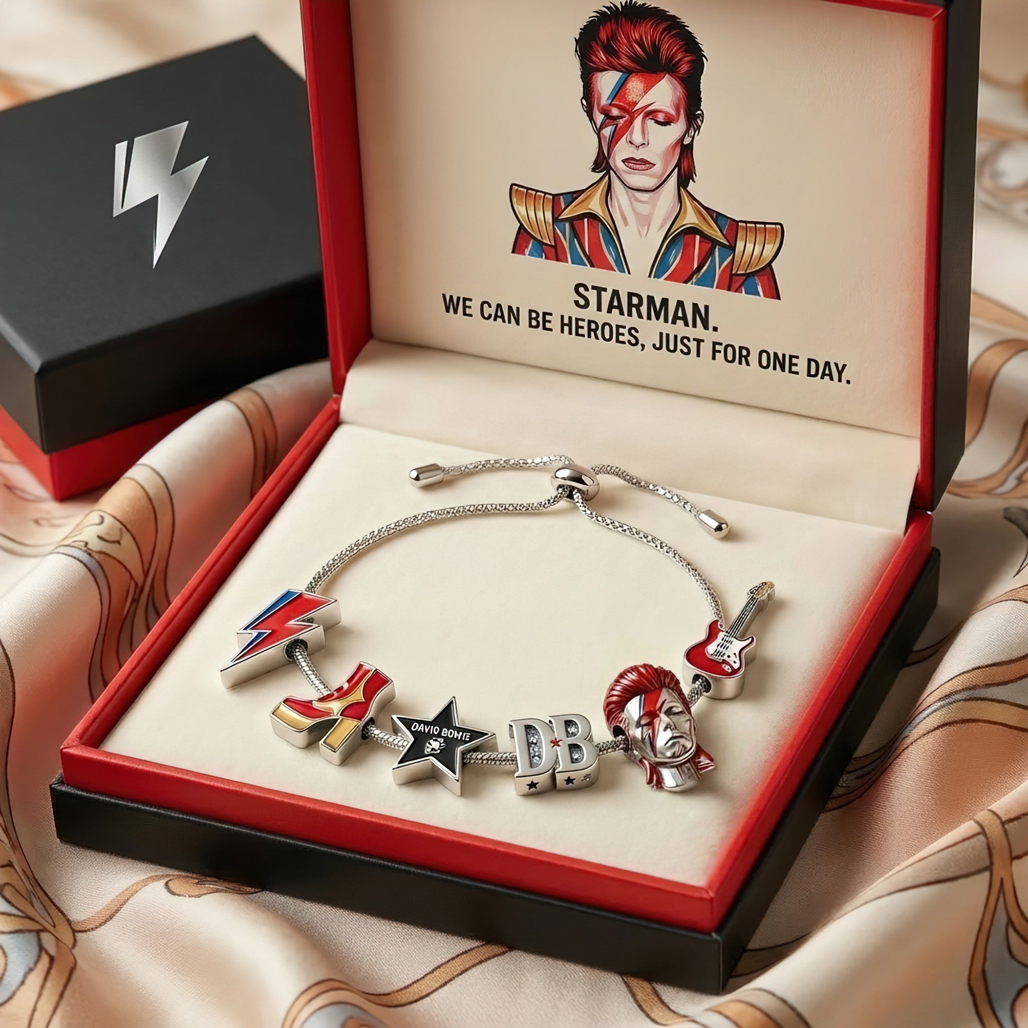 DVB Adjustable Charm Bracelet HTTT